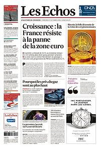 Les Echos du Mercredi 31 Octobre 2018