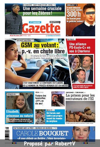La Nouvelle Gazette 2 éditions - Mardi 30 Octobre 2018