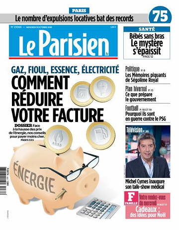 Le Parisien du Mercredi 31 Octobre 2018