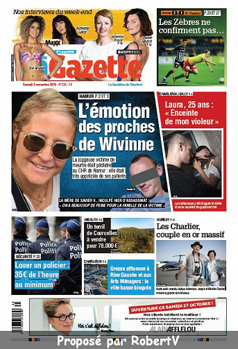 La Nouvelle Gazette (2 éditions) - Samedi 3 Novembre 2018