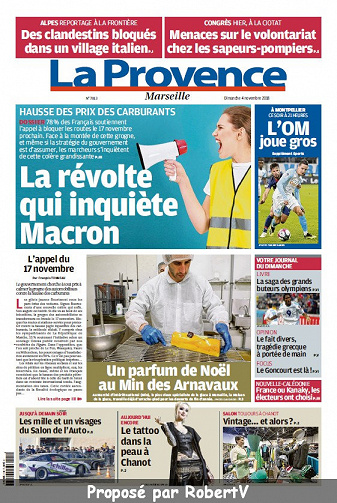 La Provence Marseille - Dimanche 4 Novembre 2018