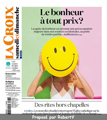 La Croix - Samedi 3 et Dimanche 4 Novembre 2018