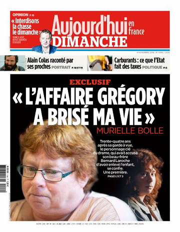 Aujourd’hui en France du Dimanche 4 Novembre 2018