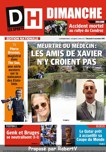 La Dernière Heure - Dimanche 4 Novembre 2018