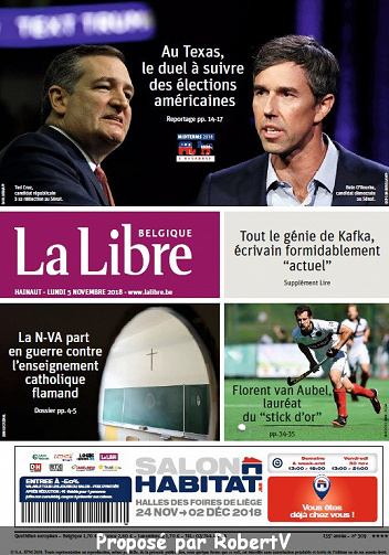La Libre Belgique - Lundi 5 Novembre 2018