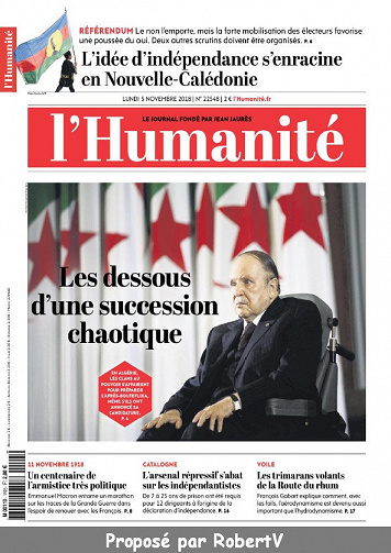 L’Humanité - Lundi 5 Novembre 2018