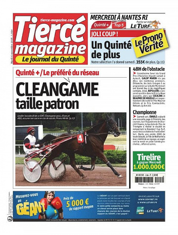 Tiercé Magazine - Mardi 6 Novembre 2018