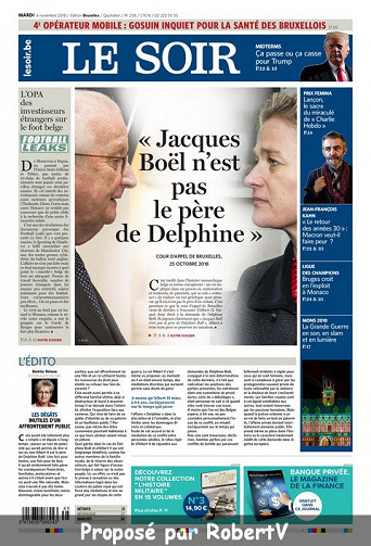 Le Soir - Mardi 6 Novembre 2018