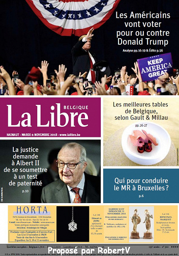 La Libre Belgique - Mardi 6 Novembre 2018