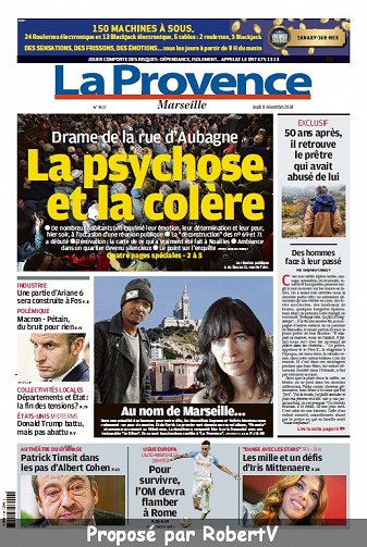 La Provence Marseille - Jeudi 8 Novembre 2018