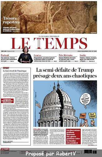 Le Temps - Jeudi 8 Novembre 2018 (+ éd. 07-11)