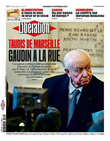 Libération du Vendredi 9 Novembre 2018