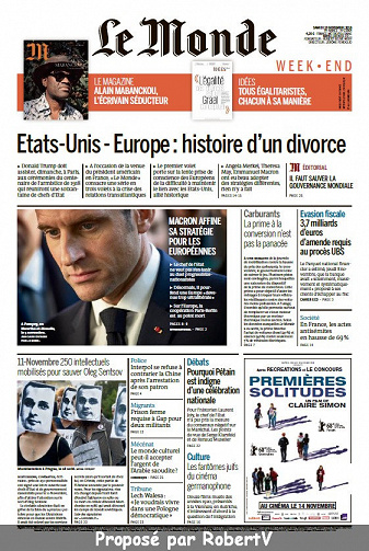 Le Monde - Samedi 10 Novembre 2018