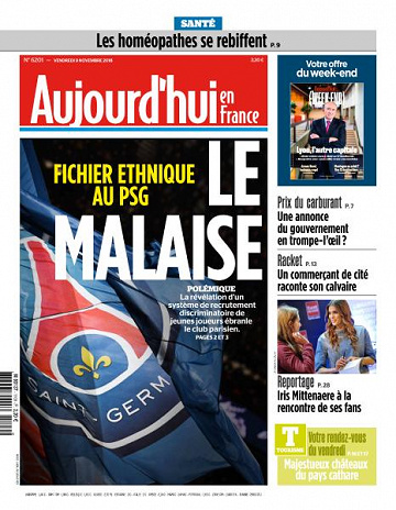 Aujourd’hui en France du Vendredi 9 Novembre 2018