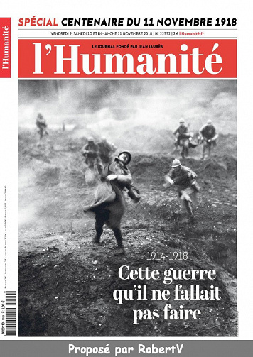 L’Humanité - Vendredi 9 au Dimanche 11 Novembre 2018