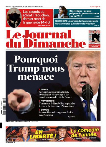 Le Journal du Dimanche du 11 Novembre 2018