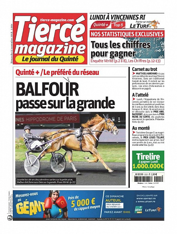Tiercé Magazine - Dimanche 11 Novembre 2018