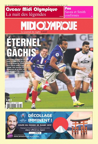 Midi Olympique Rouge - 12 Novembre 2018