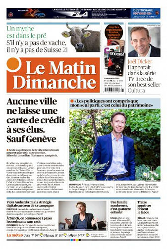 Le Matin Dimanche - 11 Novembre 2018