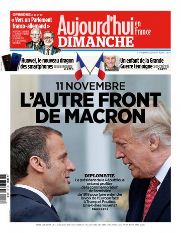 Aujourd’hui en France du Dimanche 11 Novembre 2018