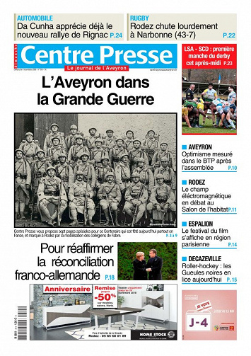 Centre Presse Aveyron - Dimanche 11 Novembre 2018