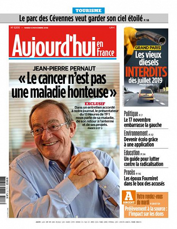 Aujourd’hui en France du Mardi 13 Novembre 2018