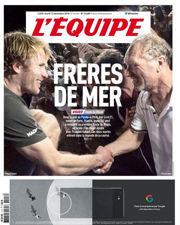L’equipe du Mardi 13 Novembre 2018
