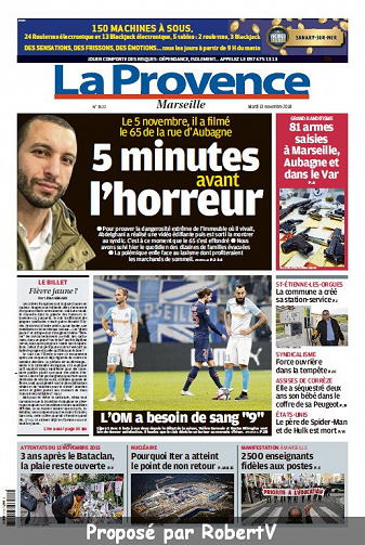 La Provence Marseille - Mardi 13 Novembre 2018