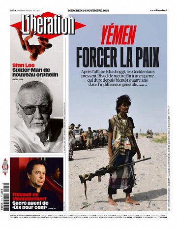 Libération du Mercredi 14 Novembre 2018