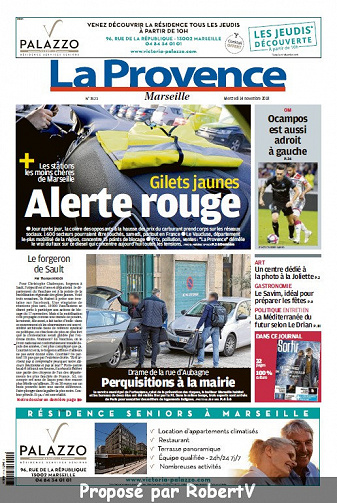 La Provence Marseille - Mercredi 14 Novembre 2018