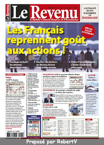 Le Revenu N°1506 - 16 au 22 Novembre 2018