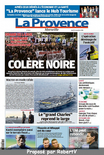 La Provence Marseille - Jeudi 15 Novembre 2018