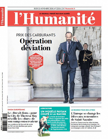 L’Humanité - Jeudi 15 Novembre 2018