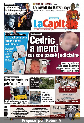 La Nouvelle Gazette (3 éditions) - Vendredi 16 Novembre 2018