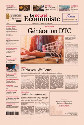 Le nouvel Economiste du Vendredi 16 Novembre 2018