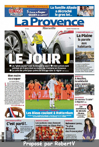 La Provence Marseille - Samedi 17 Novembre 2018