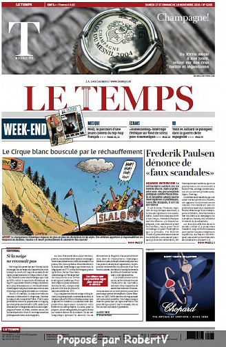 Le Temps - Samedi 17 et Dimanche 18 Novembre 2018