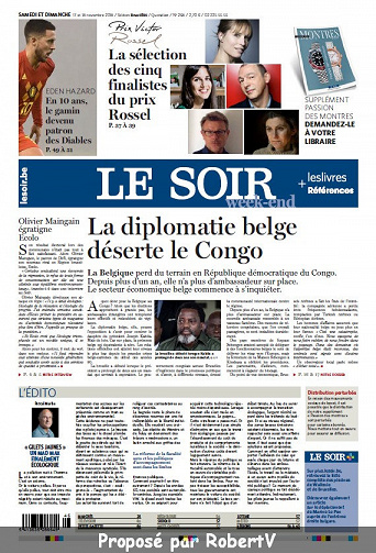 Le Soir - Samedi 17 et Dimanche 18 Novembre 2018