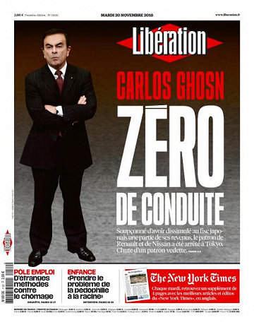 Libération du Mardi 20 Novembre 2018