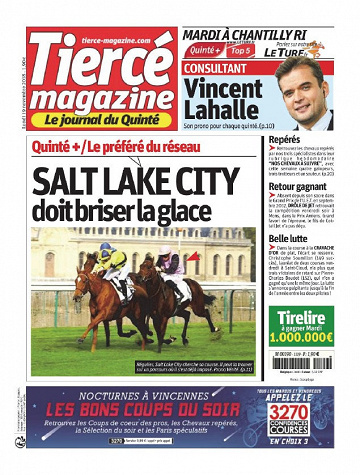 Tiercé Magazine - Lundi 19 Novembre 2018
