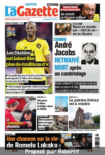 La Nouvelle Gazette (3 éditions) - Mardi 20 Novembre 2018