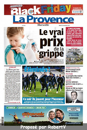 La Provence Marseille - Mardi 20 Novembre 2018