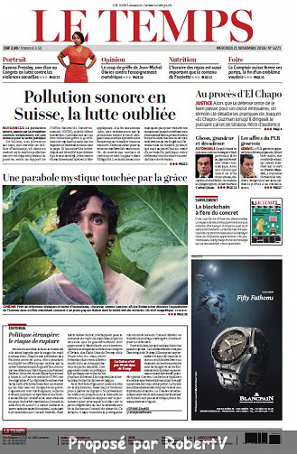 Le Temps - Mercredi 21 Novembre 2018