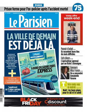 Le Parisien du Vendredi 23 Novembre 2018