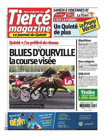Tiercé Magazine - Vendredi 23 Novembre 2018