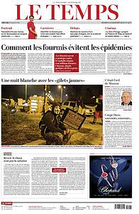 Le Temps - Vendredi 23 Novembre 2018