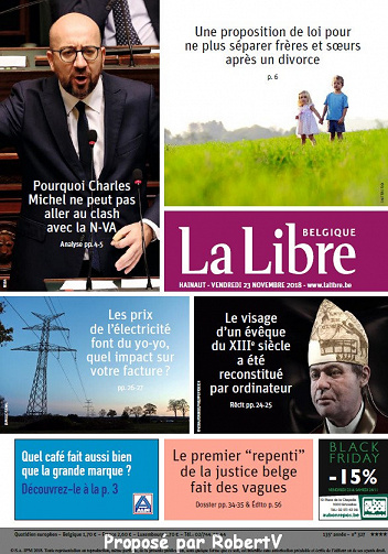 La Libre Belgique - Vendredi 23 Novembre 2018