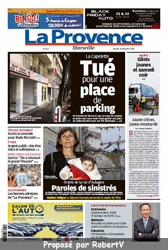 La Provence Marseille - Samedi 24 Novembre 2018