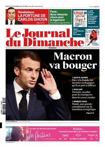 Le Journal du Dimanche - 25 Novembre 2018