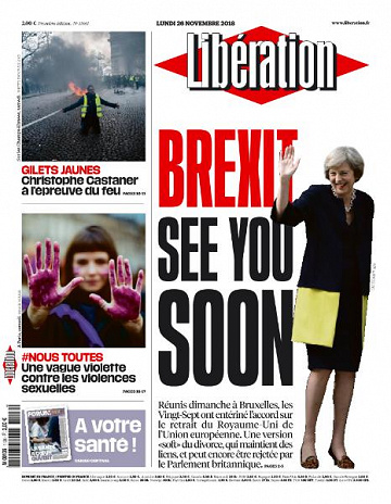 Liberation du Lundi 26 Novembre 2018
